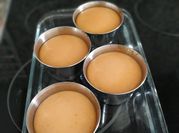 Una foto de flan de avena