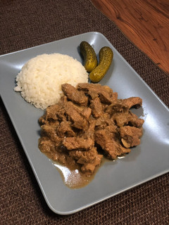 Hagymás hús recept fotója