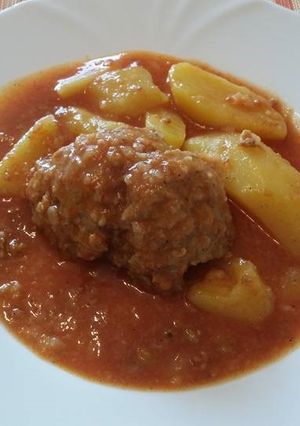 Paradicsomos húsgombóc recept fotója