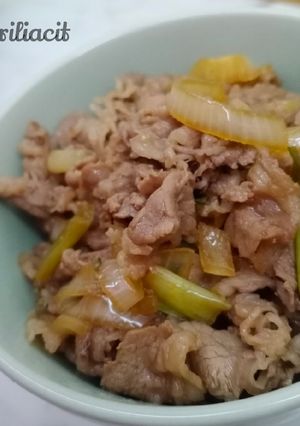 Foto resep Gyudon ala Yoshinoya