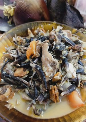 Foto resep Tumis jantung pisang kerang dara