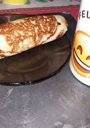 Una foto de Panqueques de banana