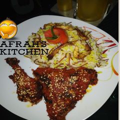 A picture of Teriyaki chicken.