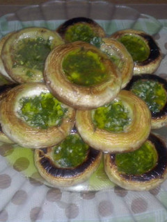 Una foto de Cazuelitas de champiñones en vinagreta