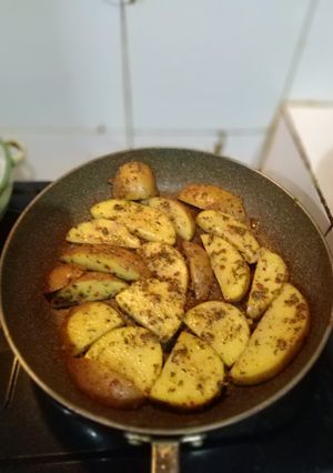 Foto resep Potato wedges tanpa dioven