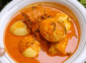 Foto resep Gulai Telur daun Tapak Leman
