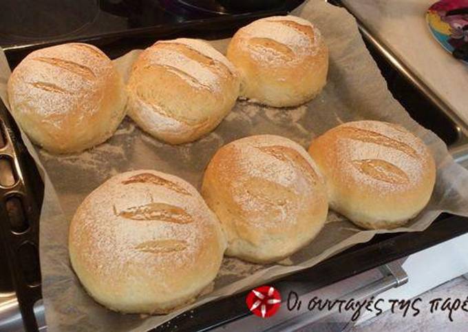 κύρια φωτογραφία συνταγής Ψωμί με τέλεια ελαστική ζύμη χωρίς ζύμωμα