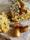 Cake « Bruno » #vegan butternut aux épices, aux dattes et aux graines de tournesol et de courge