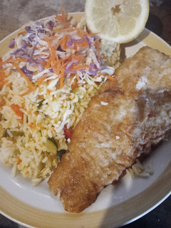 Una foto de Arroz con pescado 🐟