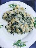 Xiguinha(cassava with peanuts powder and wild leaves)