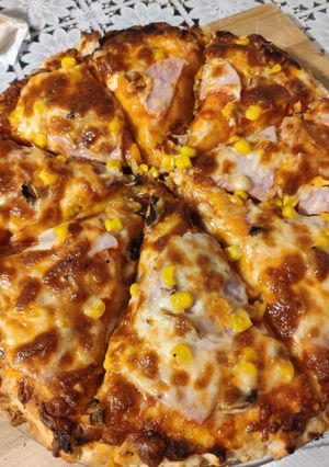 O poză a rețetei Pizza crocantă.