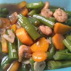 A picture of Buncis Udang ala mama berli.
