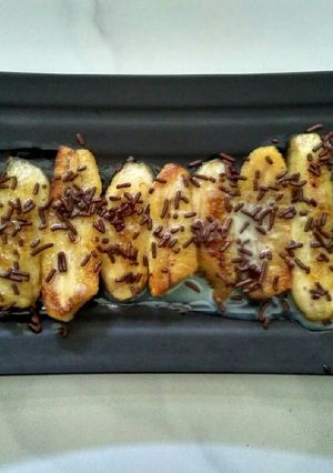 Foto resep Pisang Bakar Susu Meises