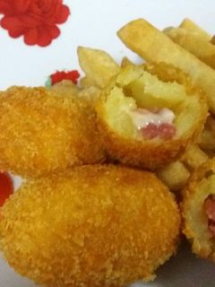 Foto resep Kentang Isi Keju n Smoked Beef