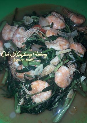 Foto resep Cah Kangkung udang