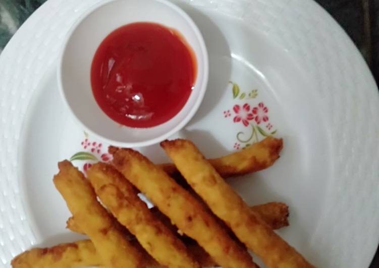 Poha flattened rice potato fingers