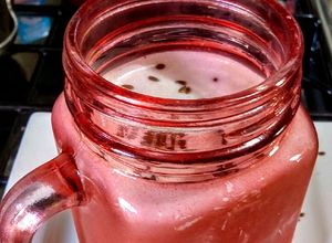 Una foto de LECHE De Semillas de Linaza y Sésamo...!😄