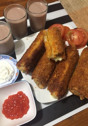 Foto resep Roti Goreng Sosis Keju Leleh