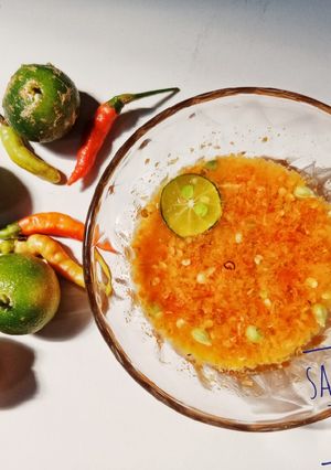 Foto resep Sambel cair jeruk