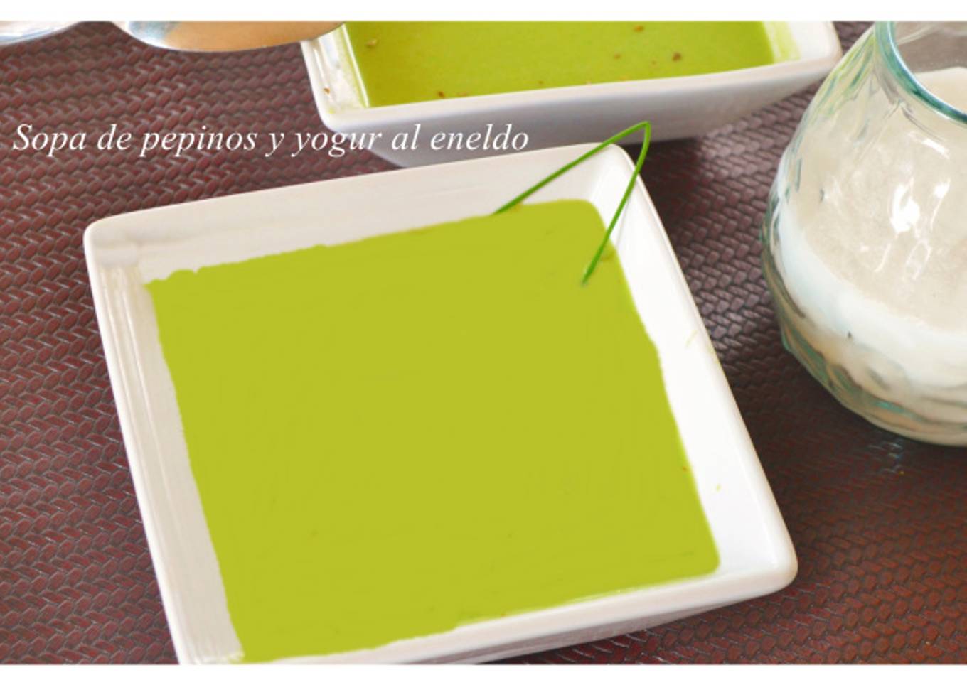 Sopa fría de pepino. (Thermomix)