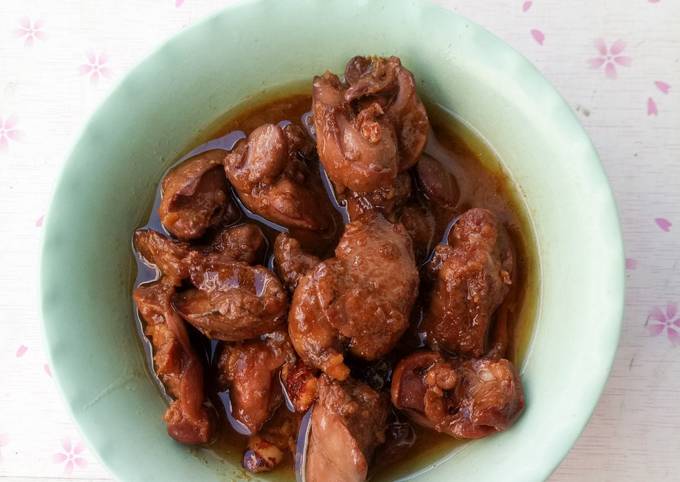 Semur Hati Ampela Ayam