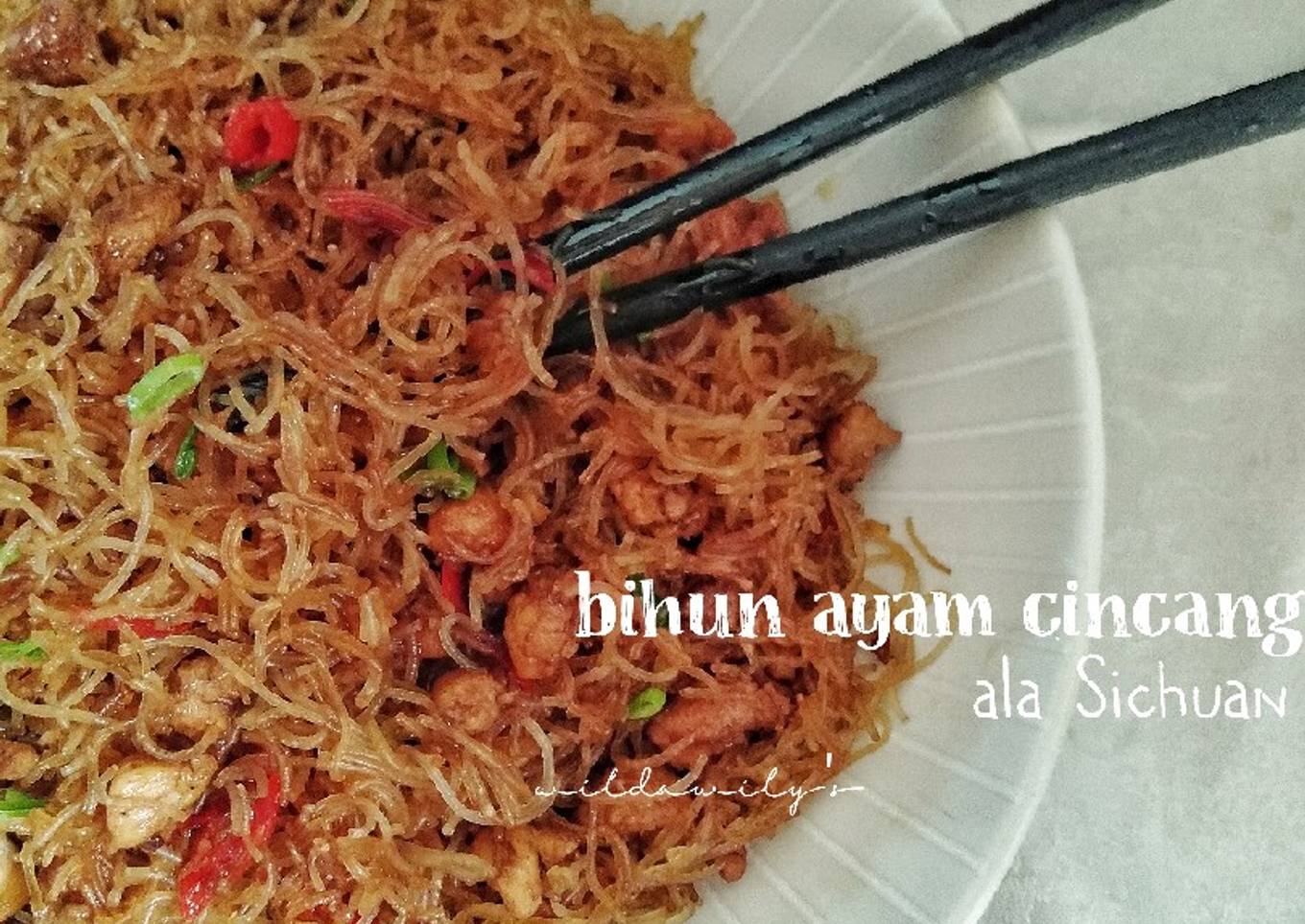 Bihun Ayam Cincang ala Sichuan