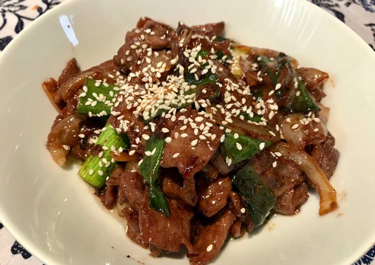 Scallion Onion Beef