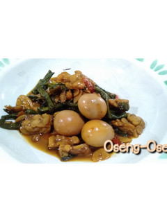 Foto resep Oseng tempe kacang Telur Puyuh
