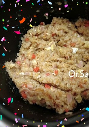 Foto resep Nasi goreng ricecooker