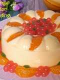 Orange cotton pudding / puding jeruk