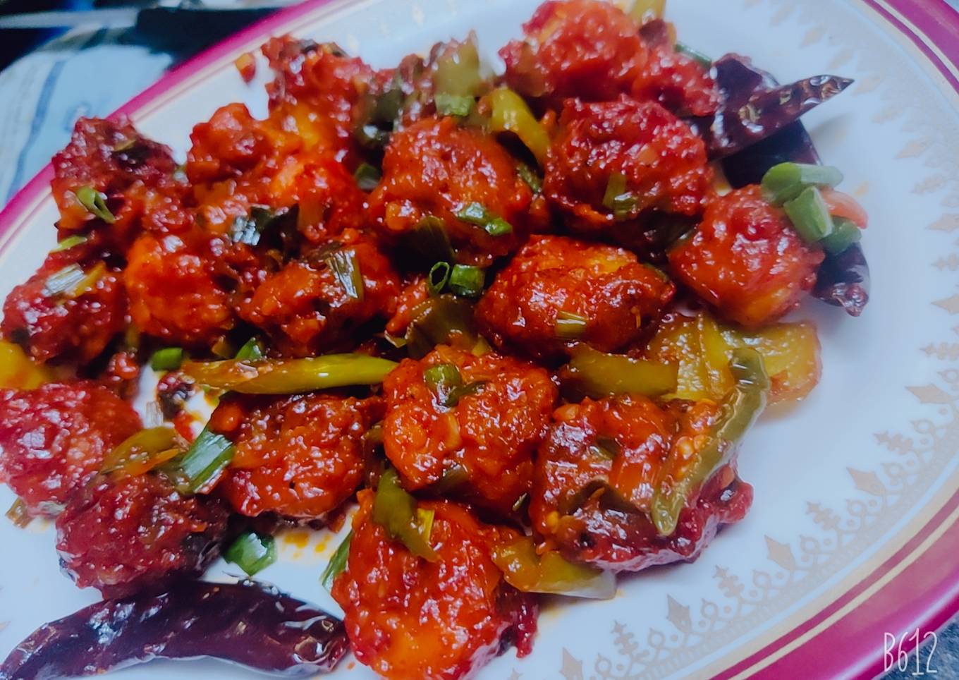 Crispy Chilli Prawns