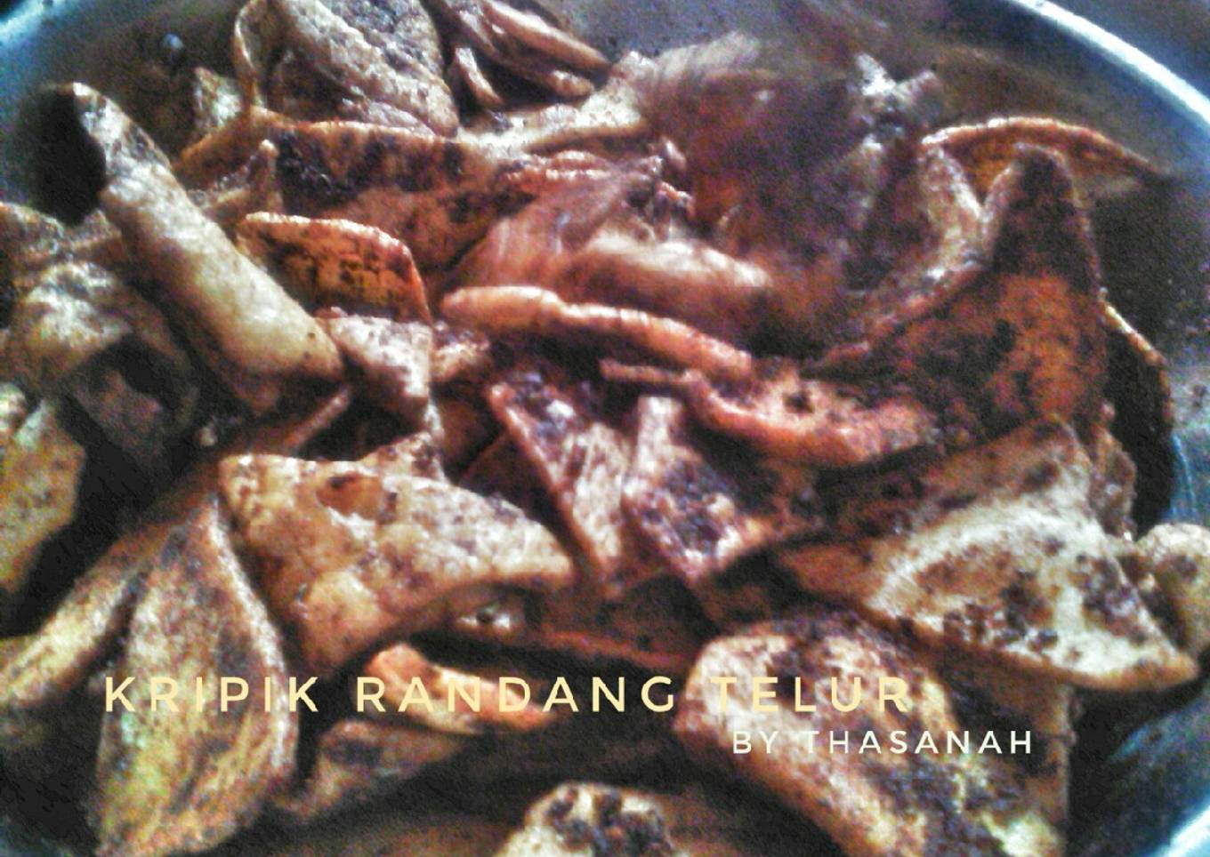 Kripik Randang Telur