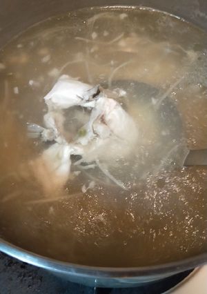 鮮甜薑絲鱸魚湯 的食譜成品照片