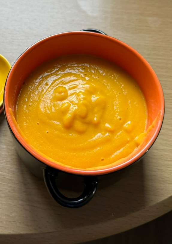 Una foto de Crema de zanahoria