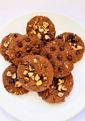 Una foto de Cookies de avena y choco