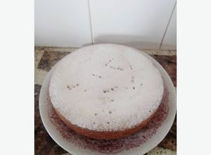Una foto de Torta de avena y naranja