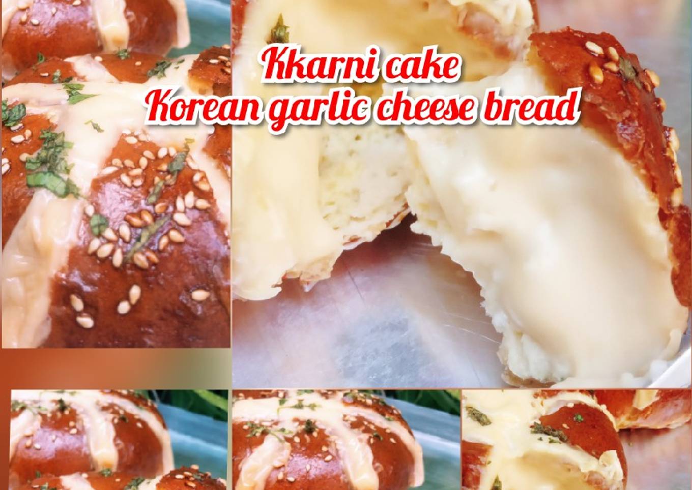 Korean garlic cheese bread