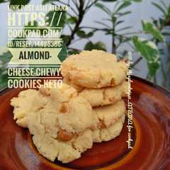 รูปของ Almond Cheese Chewy Cookies *Keto