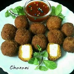 A picture of Paneer Poppers.