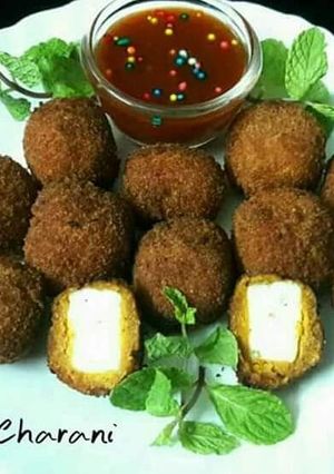 A picture of Paneer Poppers.