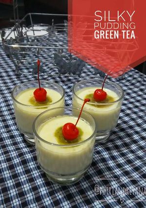 Foto resep Silky pudding green tea