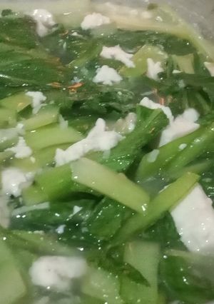 Foto resep Pakcoy kuah Tahu