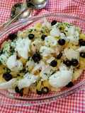 Insalata di baccalà patate olive nere
