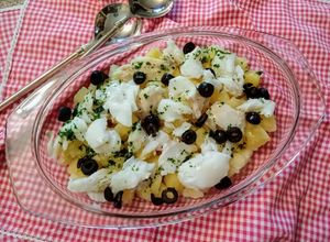 Foto di Insalata di baccalà patate olive nere