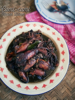 Foto resep Cumi-cumi Masak Hitam
