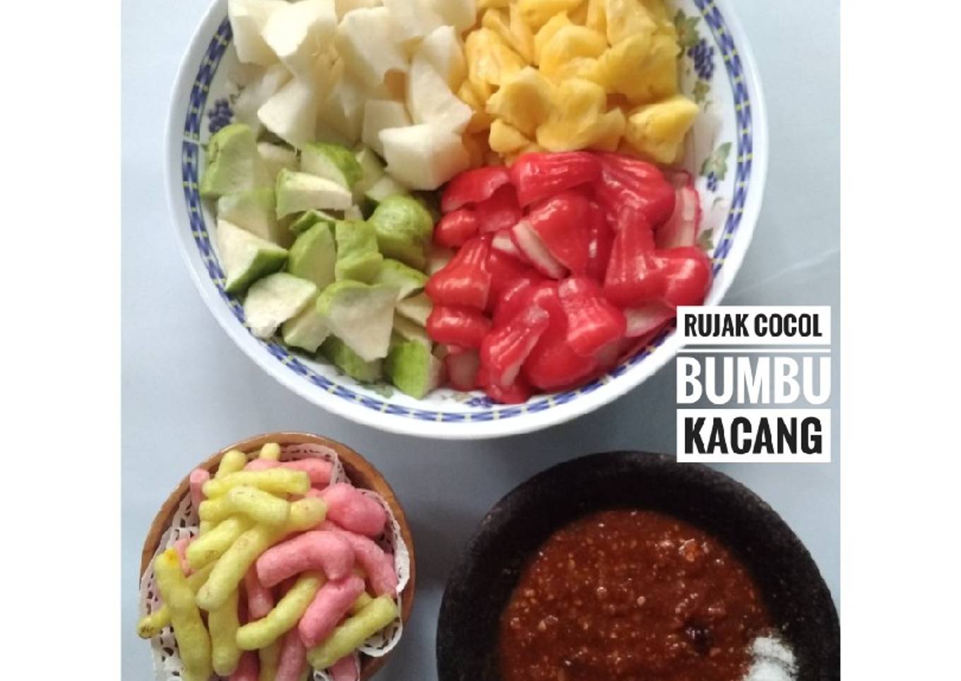 Bagaimana Menyiapkan #511. Rujak Cocol Bumbu Kacang Anti Gagal