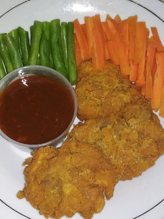 Cara Mudah Membikin Resep Beef steak crispy saus barbeque yang Enak Banget Anti Ribet, Uenak Banget