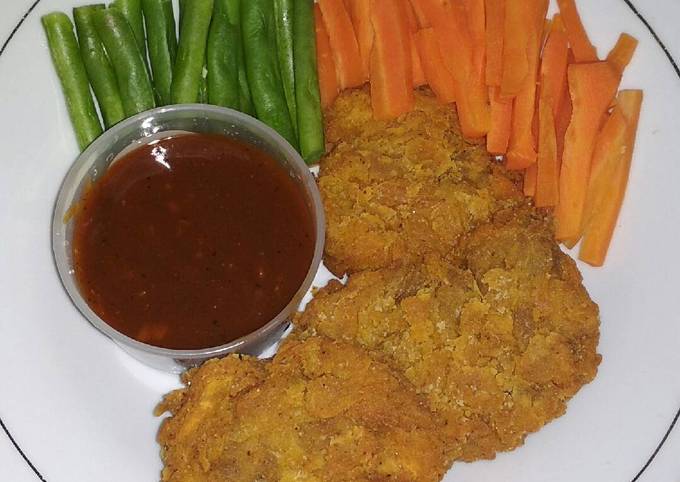 Resep Beef steak crispy saus barbeque oleh Ratna Septyani