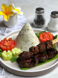 Foto resep Nasi Daun Jeruk & Sate Maranggi