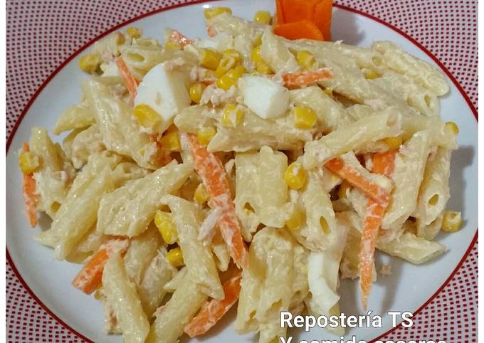 Macarrones con queso philadelphia Receta de Reposteria  y Comida Casera-  Cookpad